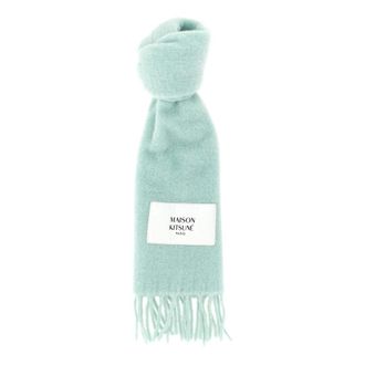 Maison Kitsun&eacute; Bufanda de alpaca - Accessories - Hombre - Verde - ONE SIZE