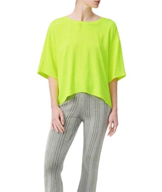 American Vintage Widland Top In Fluorescent Yellow