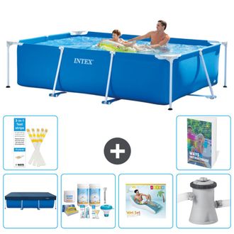 Intex Piscina Con Estructura Rectangular - 260x160x65 Cm - 7-piezas S172