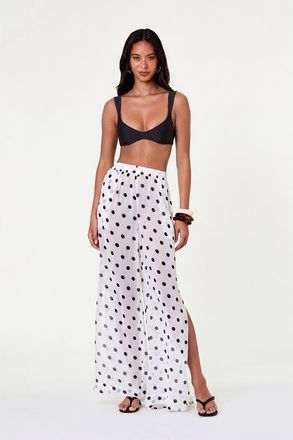 Nicholas Lise Pants in Ivory/black Polka Dot at Nordstrom, Size X-Small