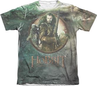 Gildan Hobbit Dwarves Vs Azog Adult Poly/Cotton Short Sleeve Tee / T-Shirt