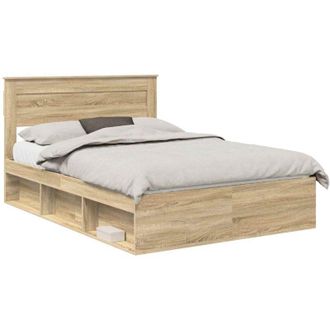 vidaXL Estructura De Cama Sonoma 160 X 200 Cm Madera De Pino Macizo Vidaxl