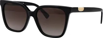 Longchamp Womens Sunglasses Black Acetate