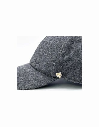 Nooki Design Womens Nina Wool Baseball Cap - Grey