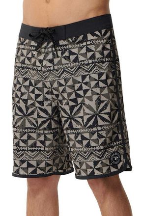 Rip Curl Mirage Big Tapa Board Shorts in Military Green at Nordstrom, Size 31