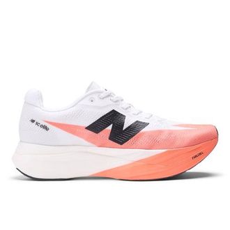 New Balance Mujer FuelCell SuperComp Elitev5 en Rojo/Blanco/Negro, Talla 36.5