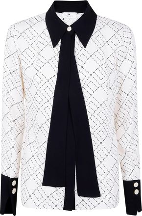 Elisabetta Franchi Shirt With Contrast
