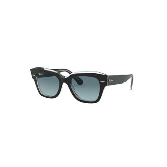 Ray-Ban State Street Rb2186 Sunglasses - unisex - Ray-Ban - Sunglasses - Black - 52 MM - Accessories