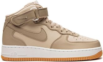 Nike Air Force 1 Mid 07 LX sneakers - unisex - Calf Leather/Rubber/Fabric - 12 - Neutrals