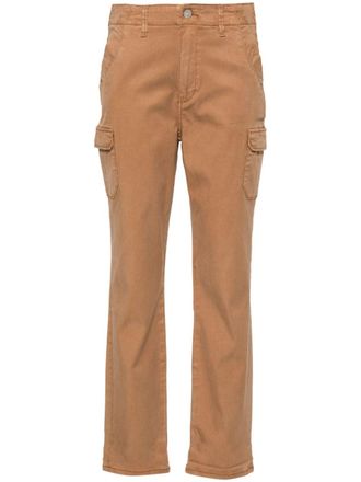 Paige Drew straight cargo trousers - Brown