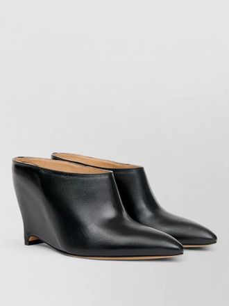 Maison Margiela leather pointed-toe mules