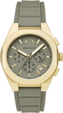 A|X Armani Exchange Mens Sync Green Dial Watch