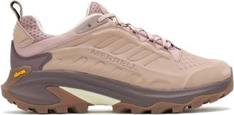 Merrell Womens Moab Speed 2 Leather Waterproof Shoes In Adobe Rose