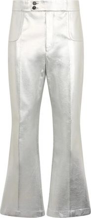 Philosophy di Lorenzo Serafini Broeken, Dames, Grijs, M, Polyester, Silver Flare Pants