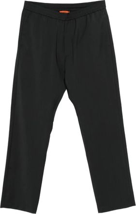 Barena elasticated-waistband trousers - men - Wool/Cotton - 52 - Black