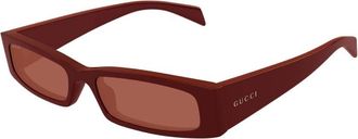 Gucci Brown Rectangular Mens Sunglasses GG1778SA 003 57