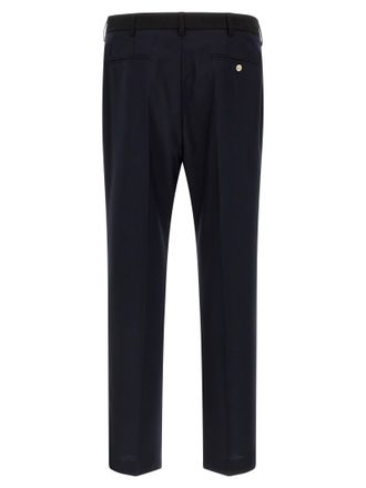 Marni Virgin Wool Trousers - Navy