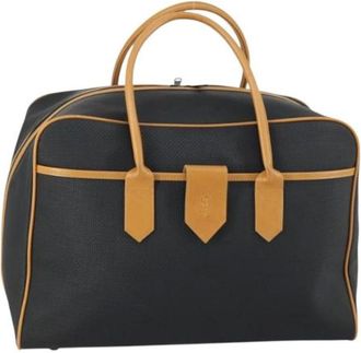 Saint Laurent Pre-owned Weekend Bags, female, Black, Size: ONE SIZE Pre-owned Plastic Travel Bag