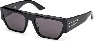 GCDS GD0064 01A Mens Sunglasses Black Size 55