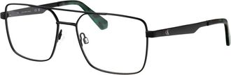 Calvin Klein Jeans Stijlvolle Optische Ckj 24204 Bril - Heren - Brillen - Zwart - 55 MM - Accessoires