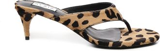 Alaia Animal Flip Flops Mules
