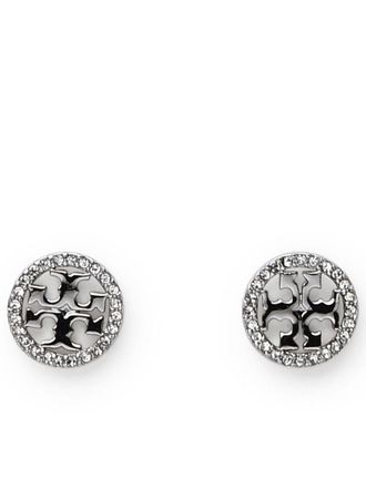 Tory Burch Miller Logoed Earrings