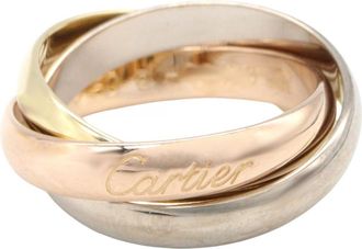 Cartier Pink Gold White Gold Yellow Gold Yellow Gold (18K) Pink Gold (18K) White Gold (18K) Band Ring (Pre-Owned)