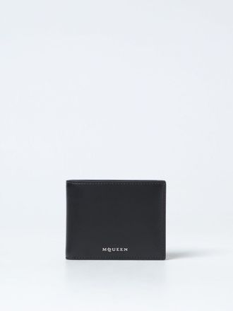 Alexander McQueen Wallet MCQUEEN Men color Black