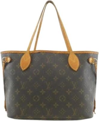 Louis Vuitton Pre-owned Vintage Monogram Tote Bag - Dames - Vintage Shopper - Bruin - ONE Size - Vintage