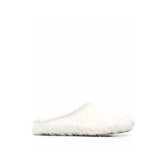 Marni Schoenen, Heren, Wit, 40 EU, Leer, Fussbett Sabot