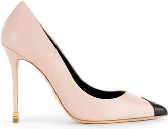 Elisabetta Franchi Schoenen - Dames - Pumps - Beige - 36 EU - Leer - Schoenen