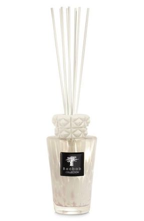Baobab White Pearls Fragrance Diffuser in Transparent/pink at Nordstrom