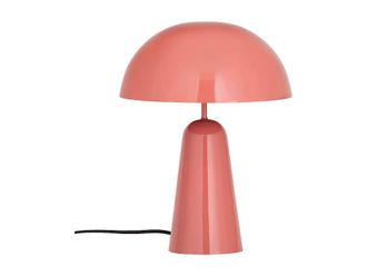 VENTE-UNIQUE.COM L&aacute;mpara de mesa metal rosa