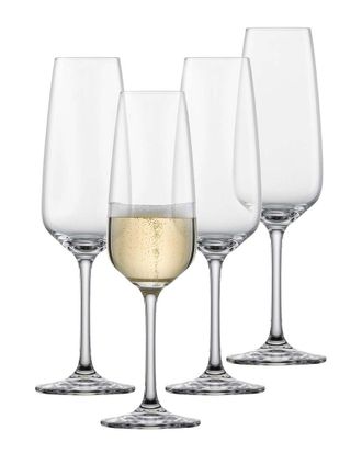 Schott Zwiesel Set Of 4 Tulip Crystal Champagne Flutes