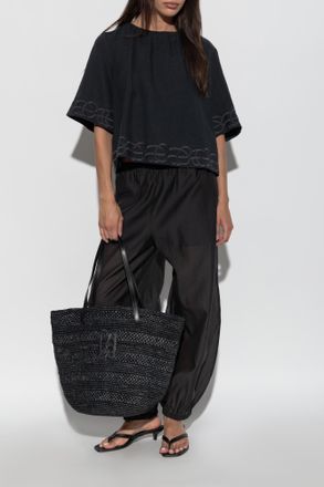 By Malene Birger Top Marian, Womens, Black