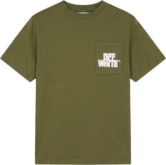 Off-white Hombre, Camisetas, Verde, Talla: XS