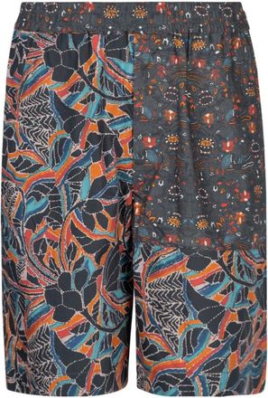 Isabel Marant Laverneo Shorts - Heren - Korte Broeken - Veelkleurig - M - Katoen - Korte Broeken