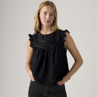 Levi's Sienna Blouse - Womens - L - Black