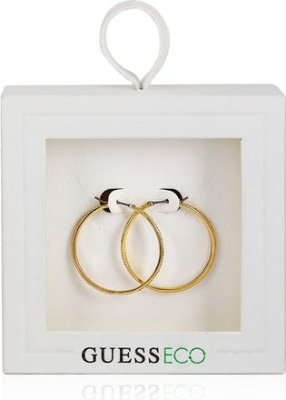 Guess Cubic Zirconia Hoop Earrings in Goldtone at Nordstrom Rack