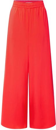 Drykorn Marlene Broeken - Dames - Wijde Broeken - Rood - W28 L32 - Satijn - Broeken