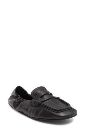 Steve Madden Eurry Penny Loafer in Black Leather at Nordstrom Rack, Size 7.5
