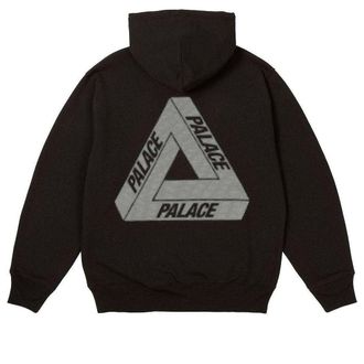 Palace Bit Grippy Tri-Ferg Hoodie Black P26CS056