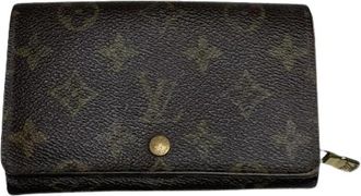 Louis Vuitton Tweedehands leren portemonnees - Dames - Vintage Accessoires - Bruin - ONE Size - Vintage