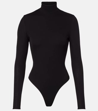 Alaia Alaïa Open-back jersey bodysuit