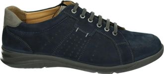 Str&ouml;ber Pascal 57056H3 - Heren - Veterschoenen - Blauw - 43 1/2 EU - Schoenen