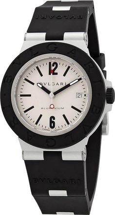 Bulgari Aluminum Automatic Grey Dial Mens Watch 103382