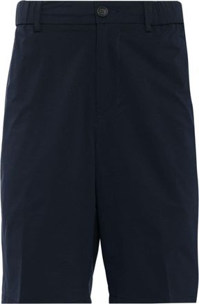 BOSS silm-fit chino shorts - men - Elastomultiester - 44 - Blue