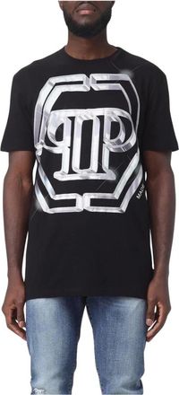 Philipp Plein Hombre, Camisetas, Negro, Talla: L