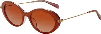 Michael Kors Womens 53mm Light Sand Laminate Sunglasses