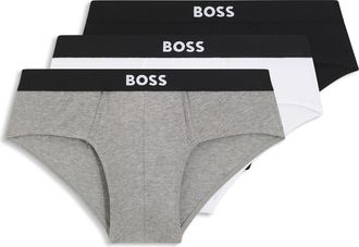 HUGO BOSS Heren Boss 3-pack logoslip in diverse kleuren